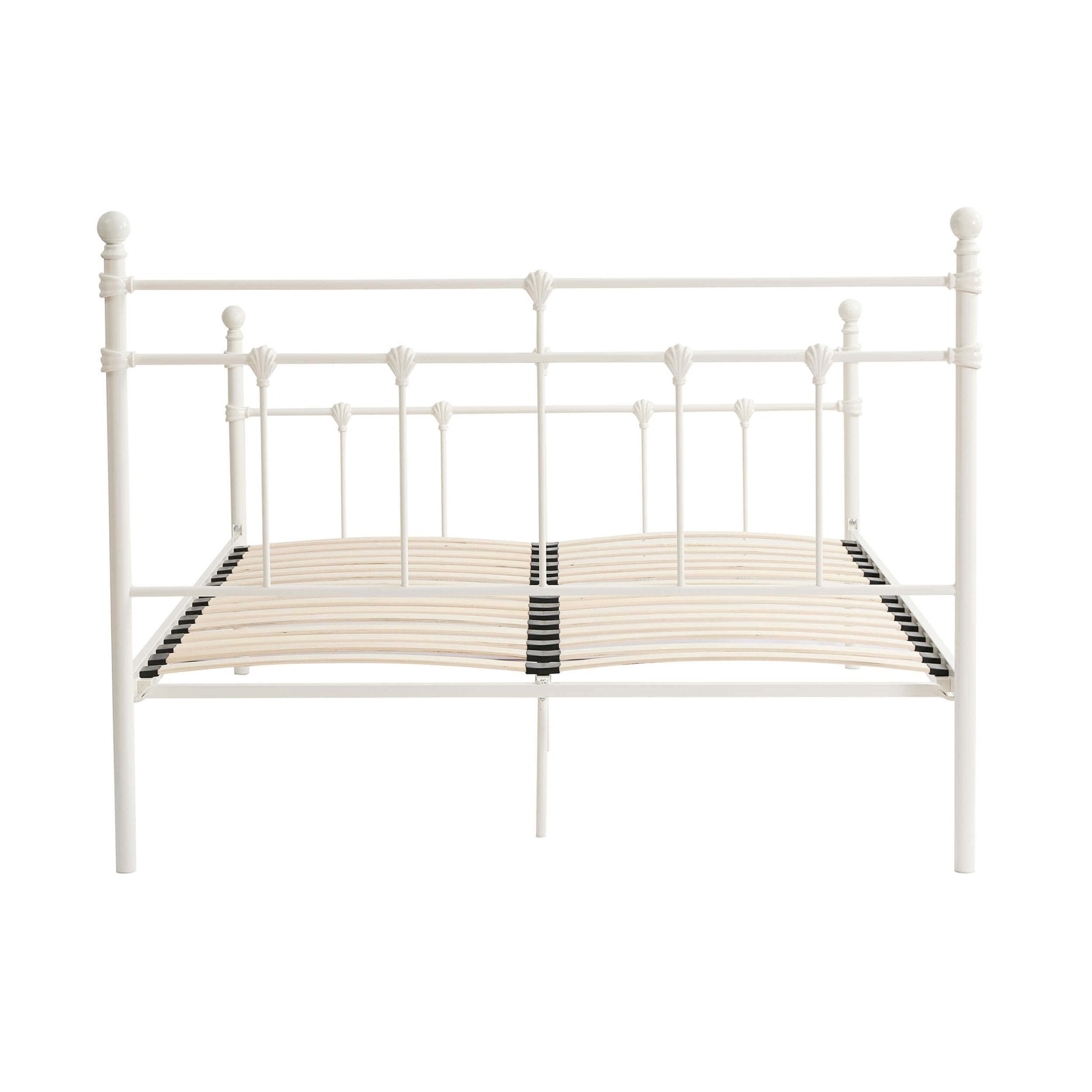 Dorset Metal Bed Frame - White