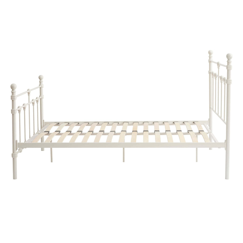 Dorset Metal Bed Frame - White