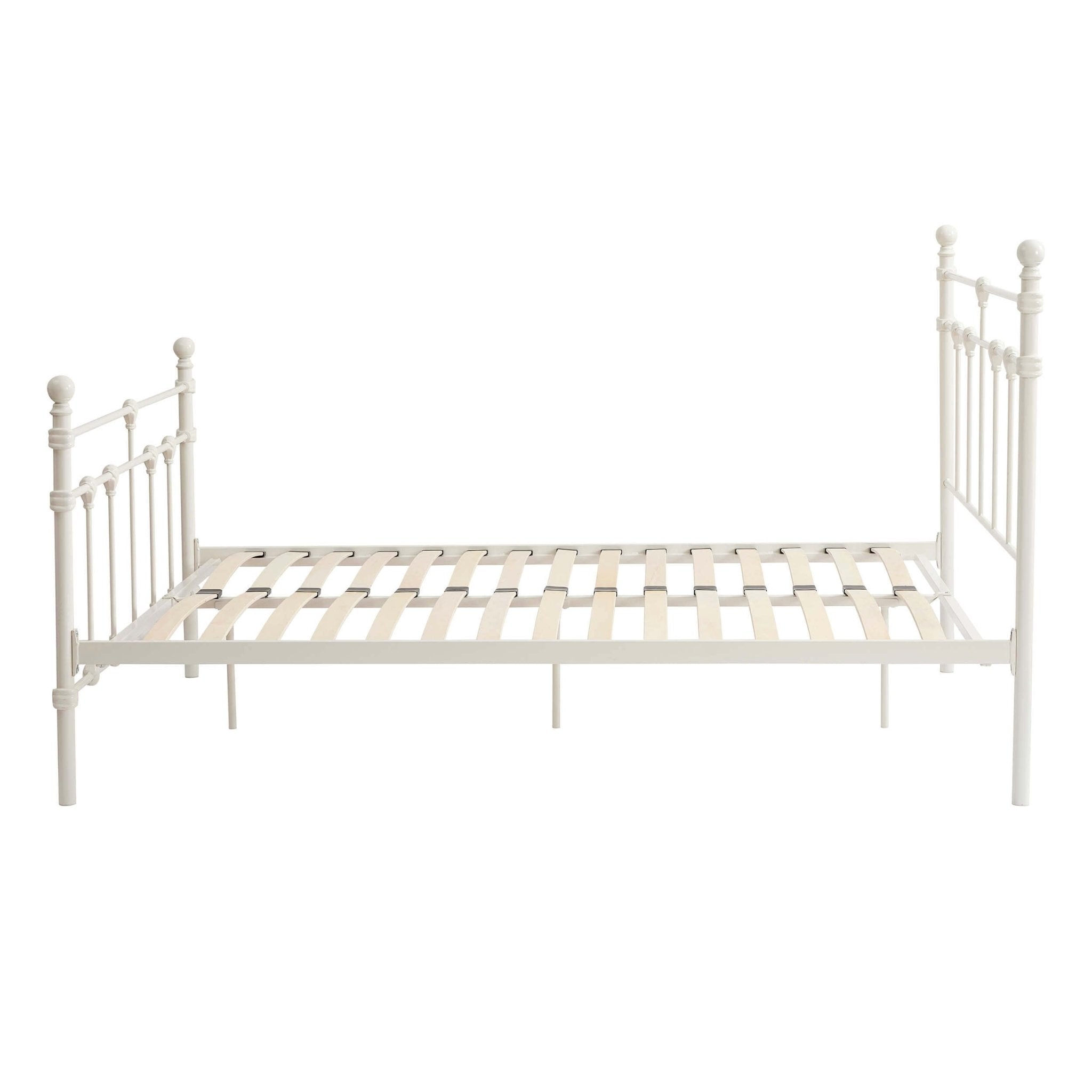 Dorset Metal Bed Frame - White