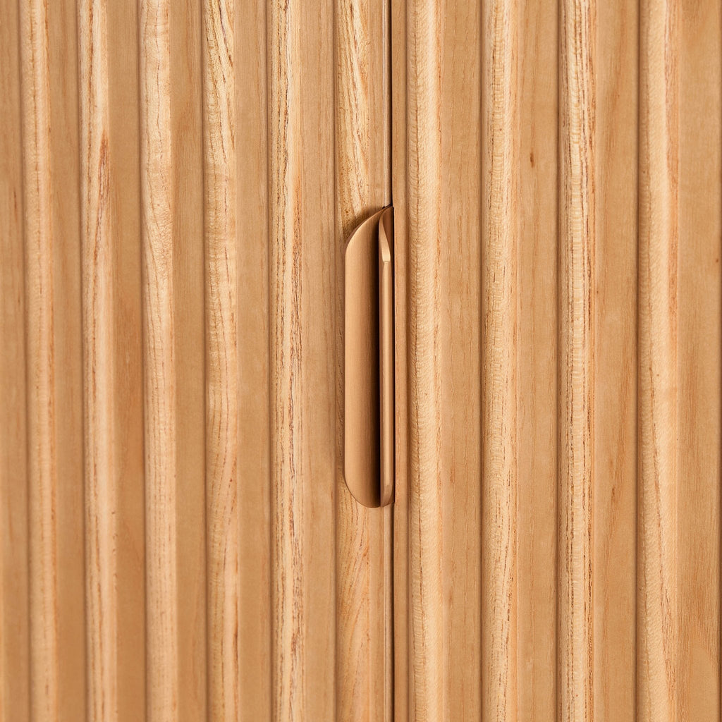 Elena Ash 2 Door Wardrobe with Drawers - Light Wood