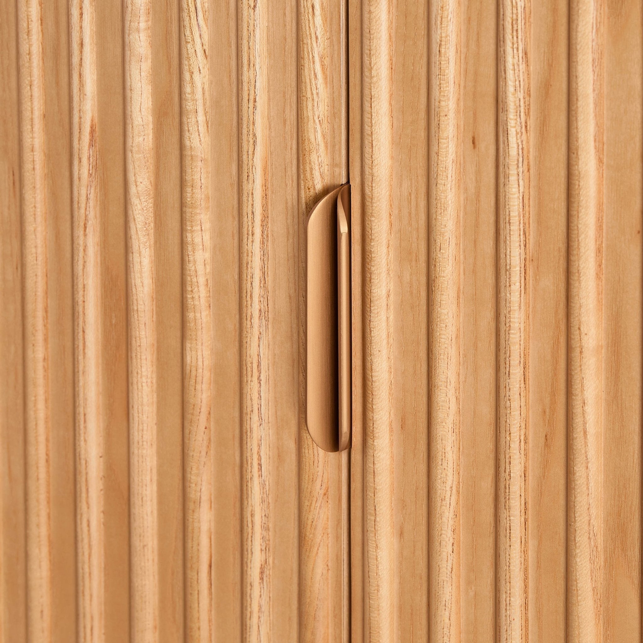 Elena Ash 2 Door Wardrobe with Drawers - Light Wood