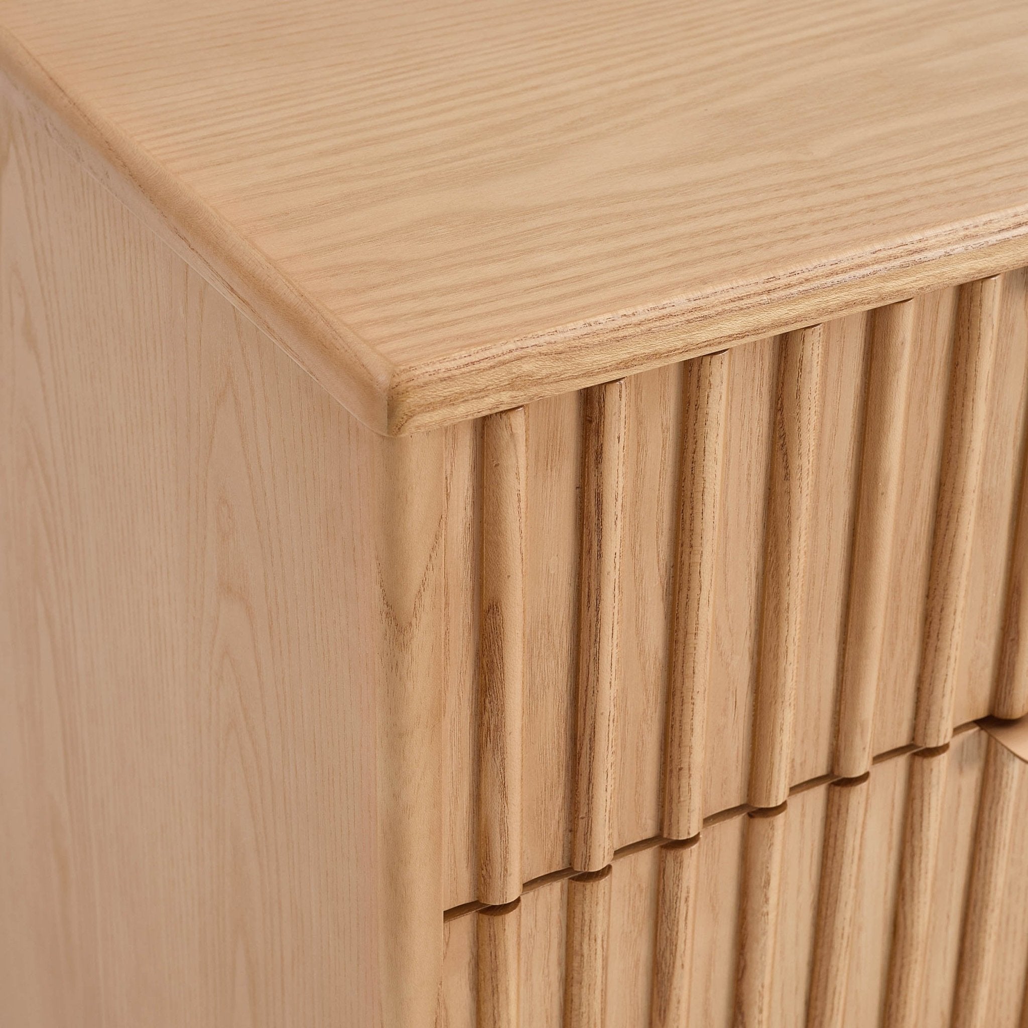 Elena Ash 6 Drawer Chest - Light Wood