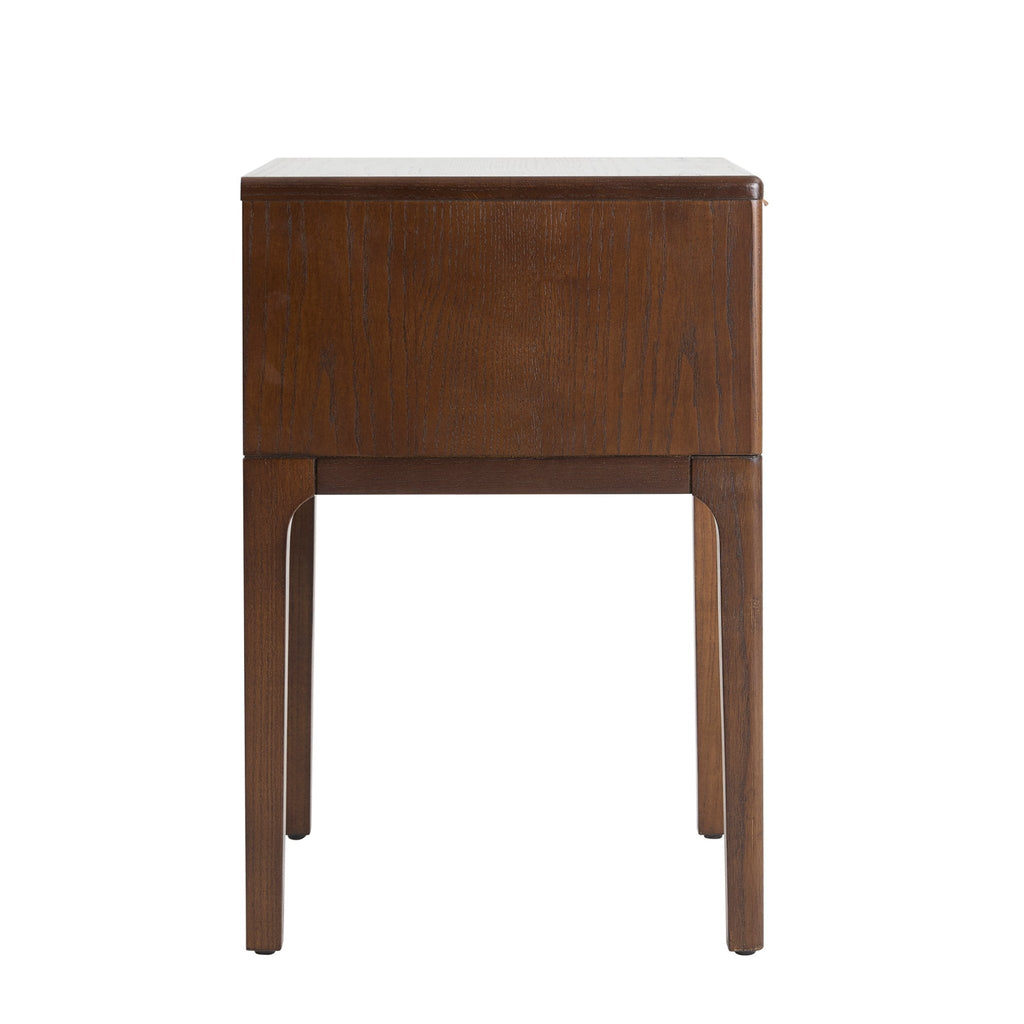 Elena Ash 1 Drawer Nightstand - Walnut