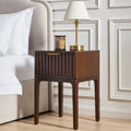 Elena Ash 1 Drawer Nightstand - Walnut