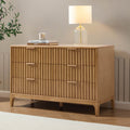 Elena Ash 6 Drawer Chest - Light Wood