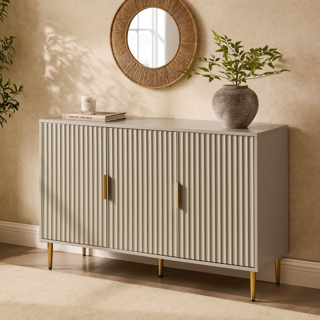 Evie Large Sideboard - Taupe