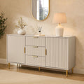 Evie Sideboard with Drawers - Taupe