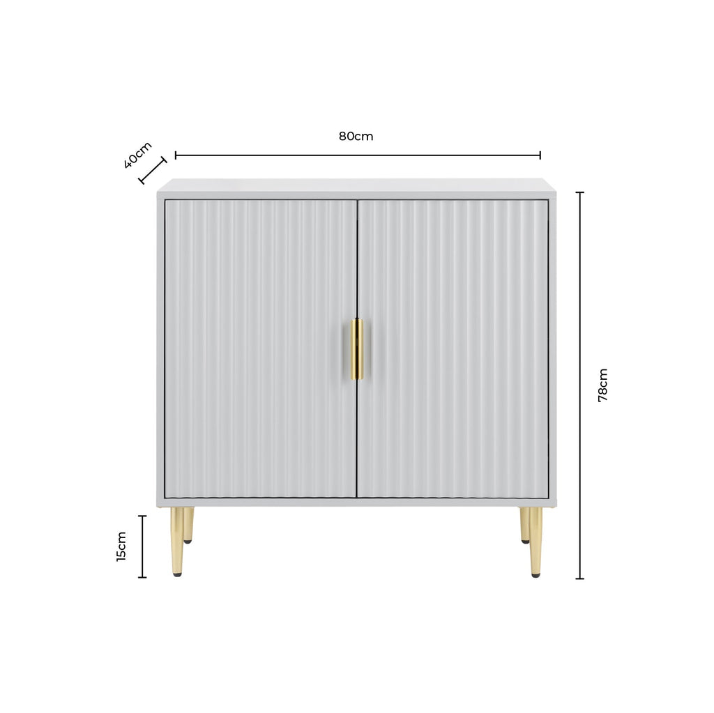 Evie Small Sideboard - Grey