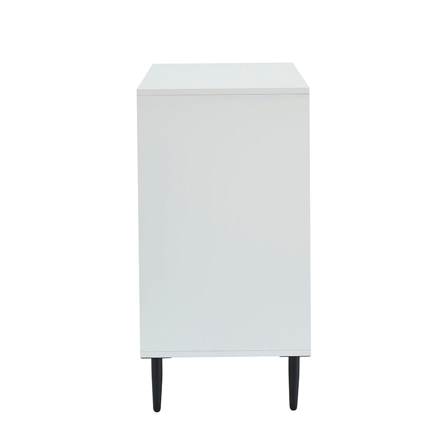 Evie Small Sideboard - White/Wood Effect