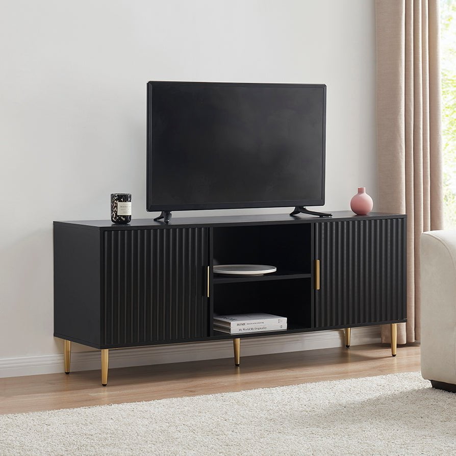 Evie TV Unit for TVs up to 65" - Black