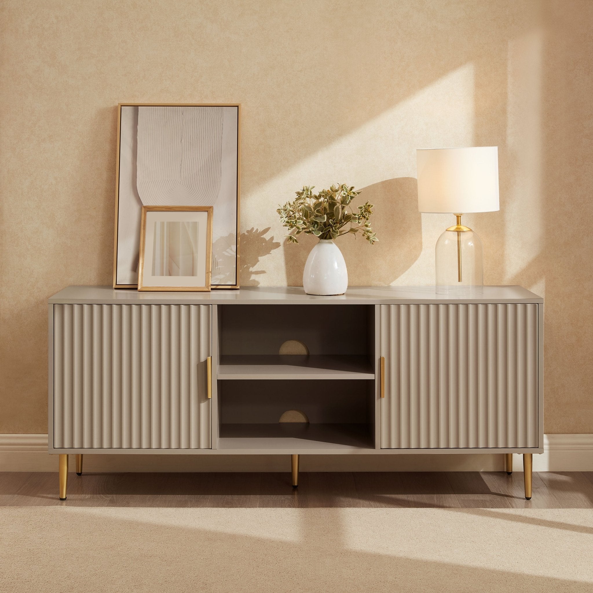 Evie TV Unit for TVs up to 65"- Taupe