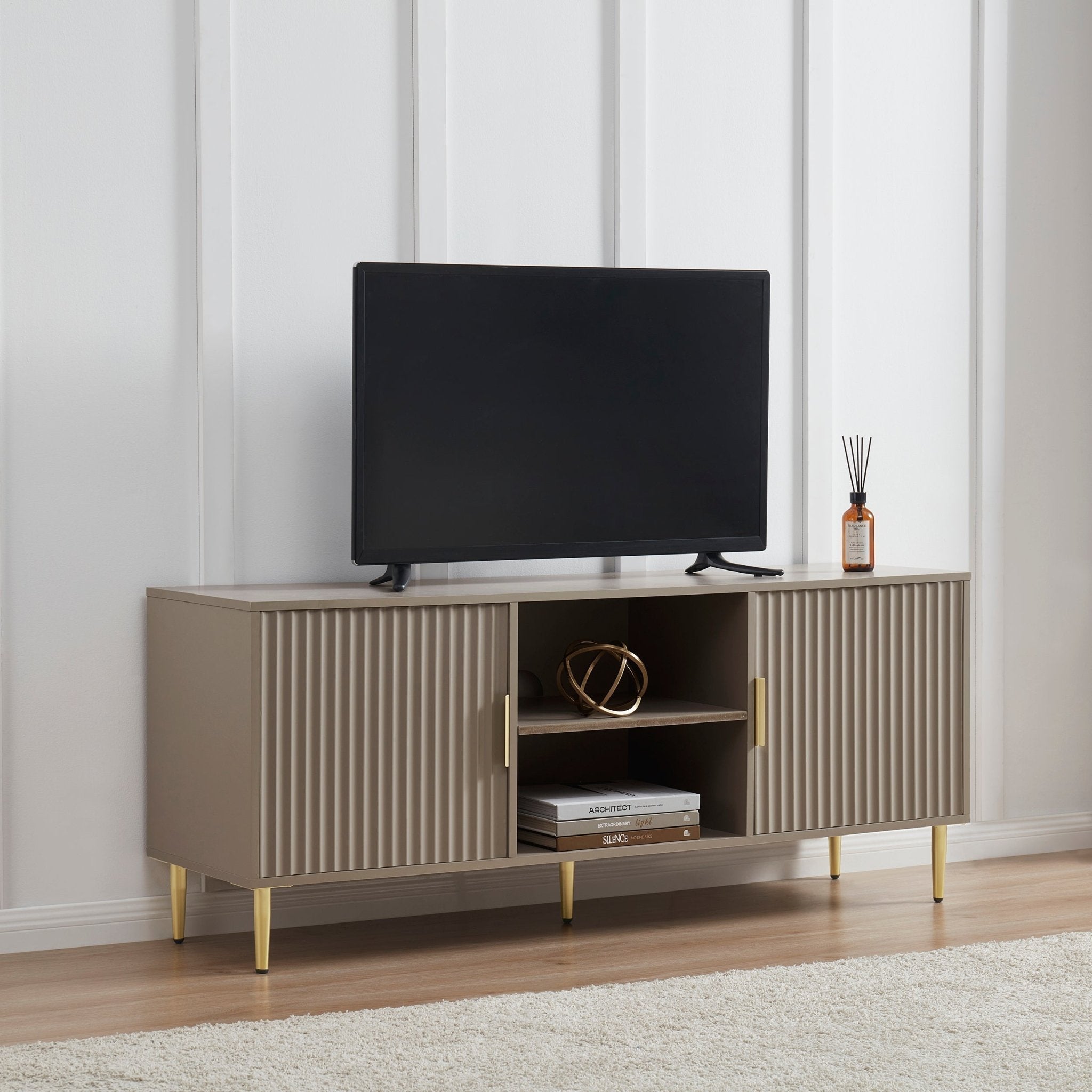 Evie TV Unit for TVs up to 65"- Taupe
