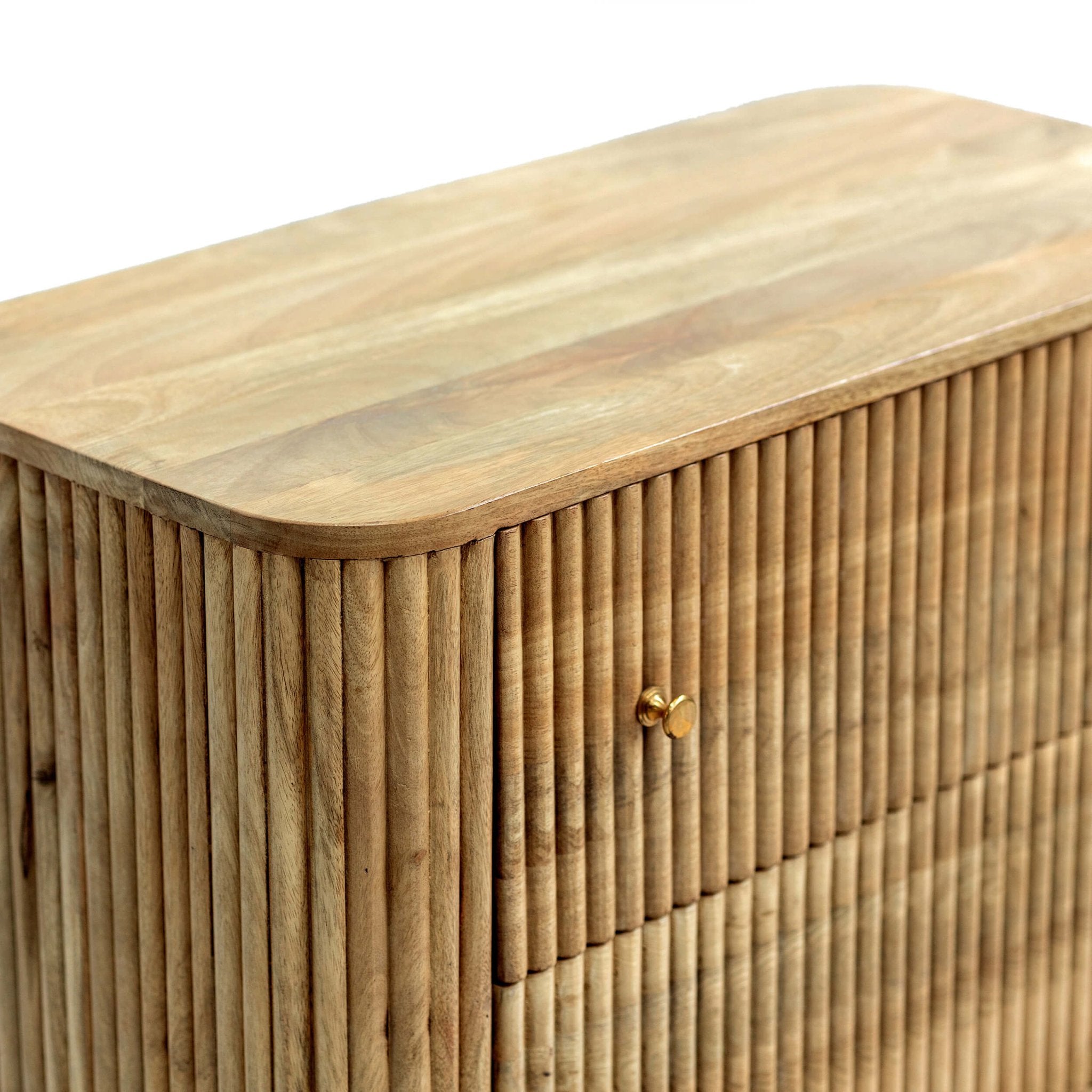 Finley Mango Wood 3 Drawer Chest - Natural