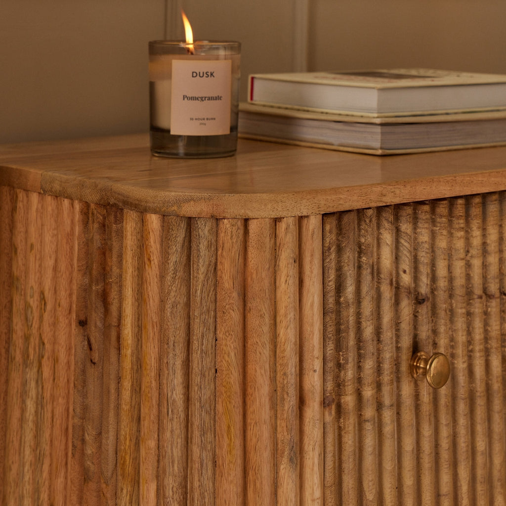 Finley Mango Wood 6 Drawer Chest - Natural