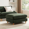 Hampshire Pouffe - Dark Olive Green