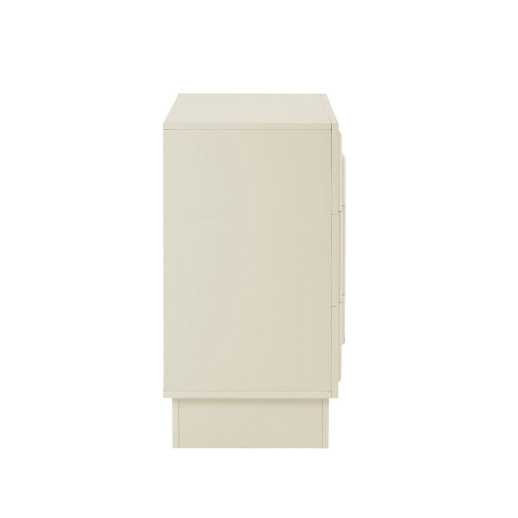 Harlow 3 Drawer Chest - Cream