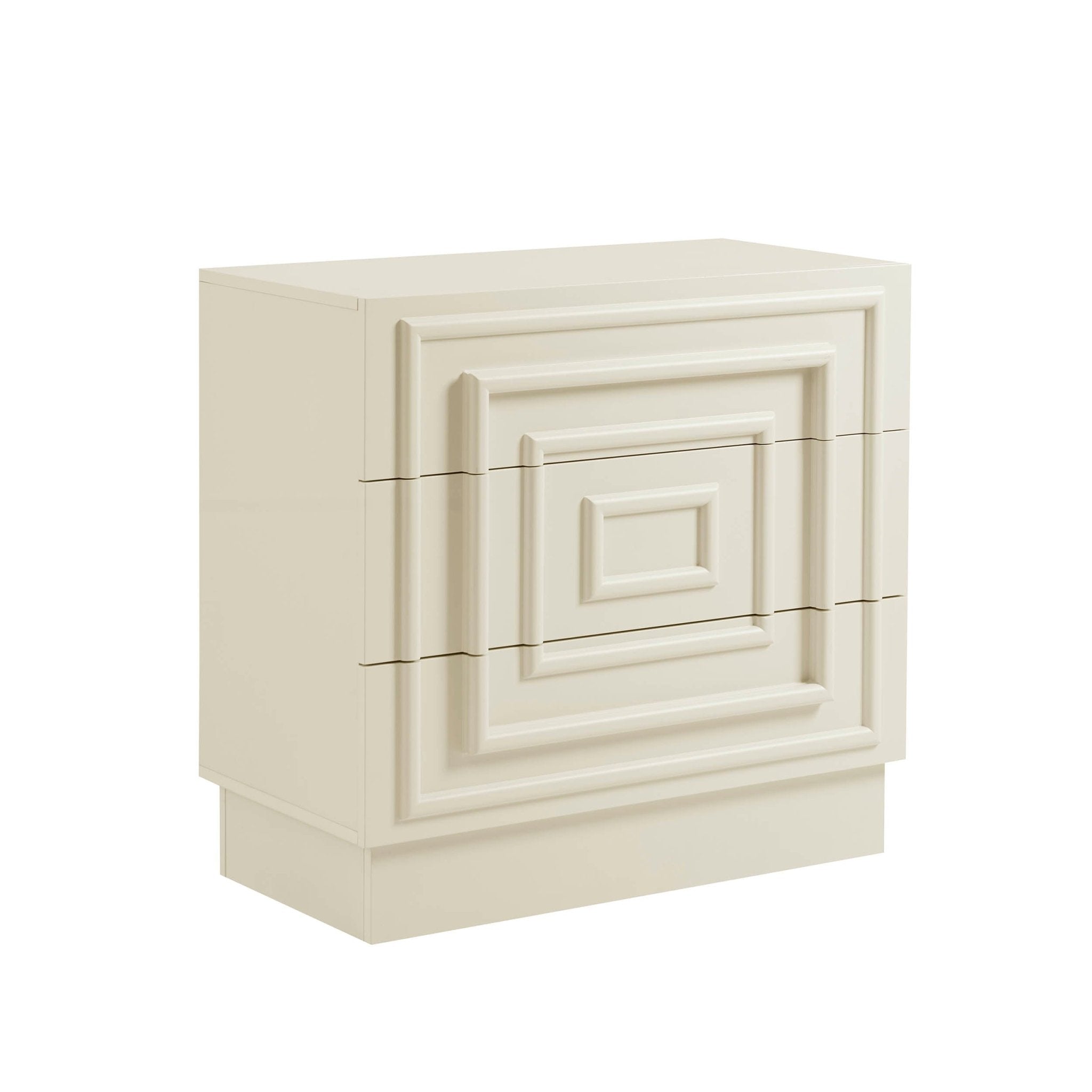 Harlow 3 Drawer Chest - Cream