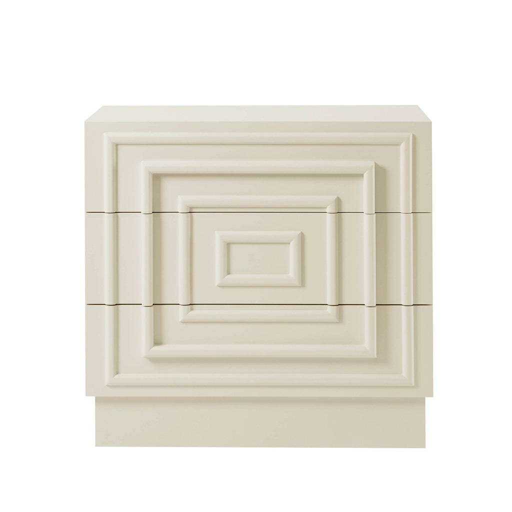 Harlow 3 Drawer Chest - Cream