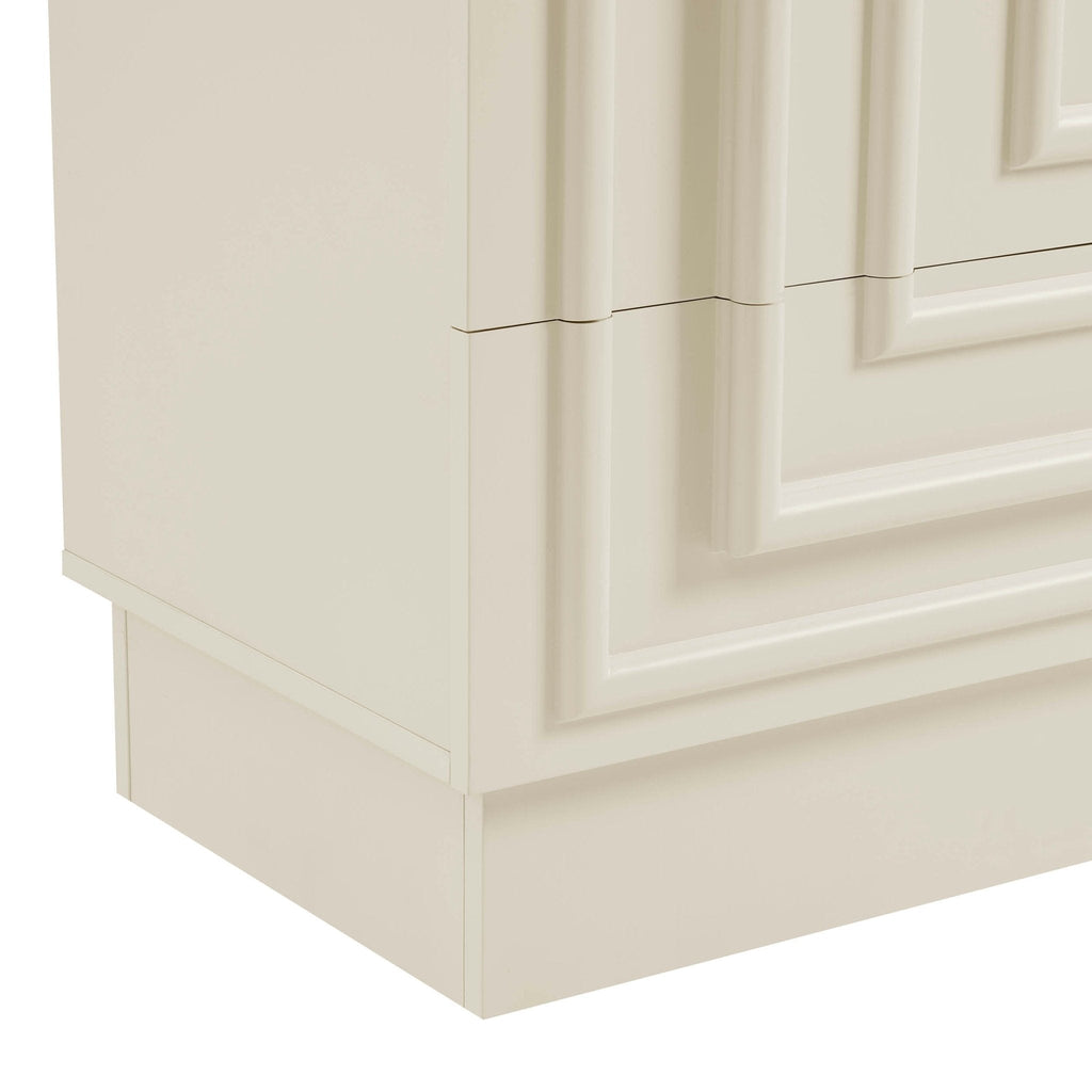 Harlow 3 Drawer Chest - Cream
