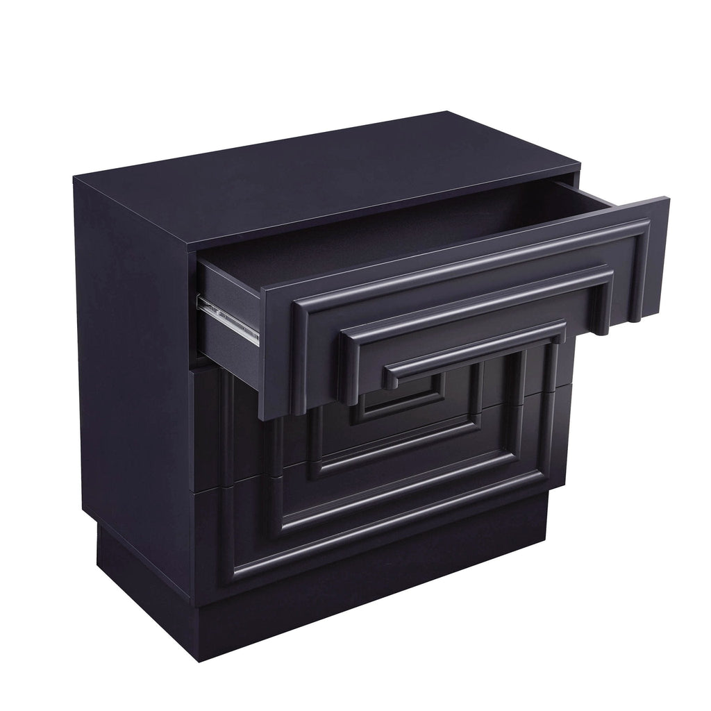 Harlow 3 Drawer  Chest - Midnight