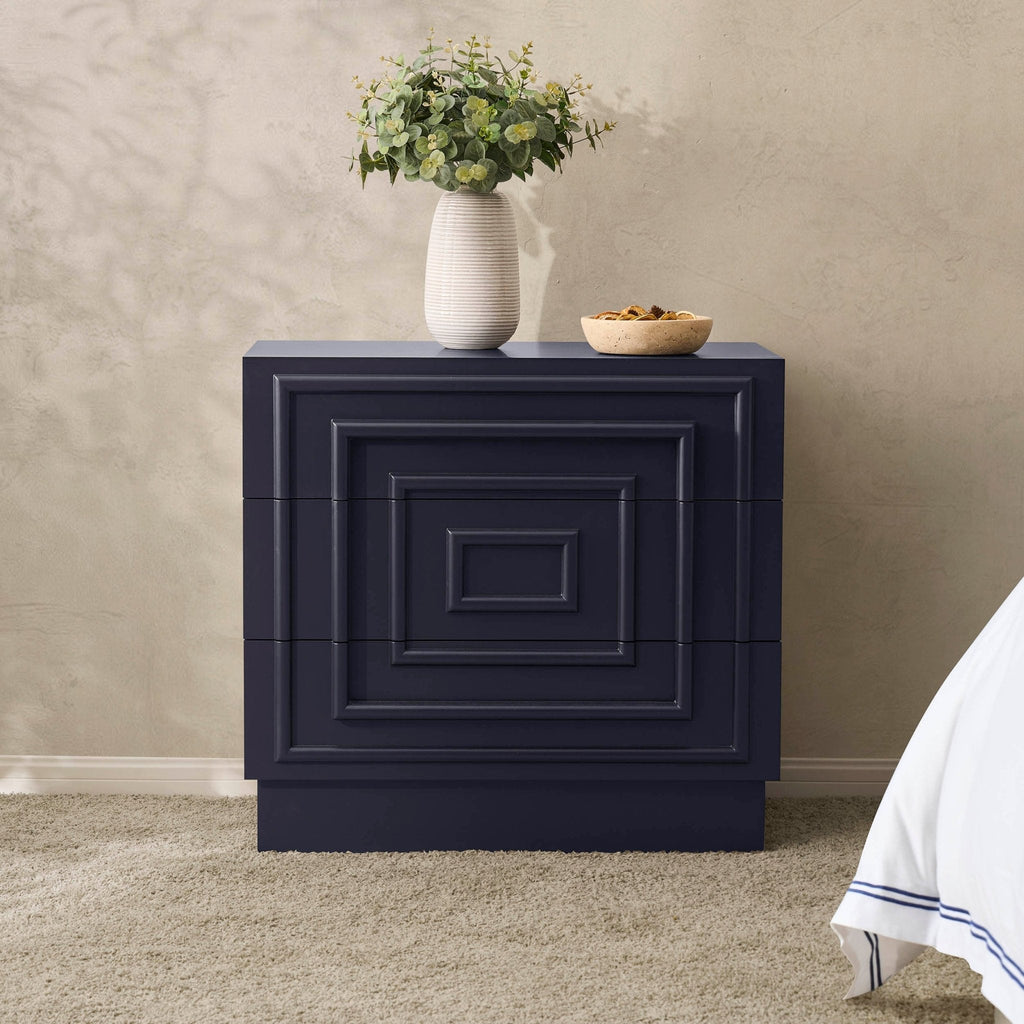Harlow 3 Drawer  Chest - Midnight