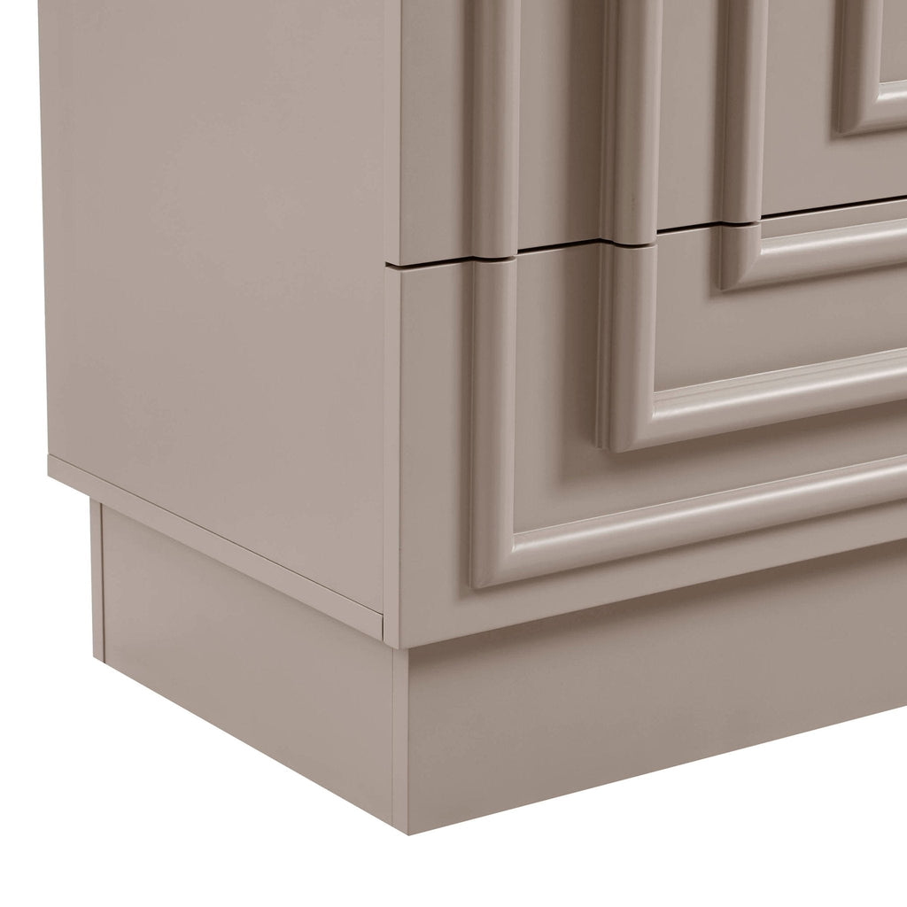 Harlow 3 Drawer Chest - Taupe