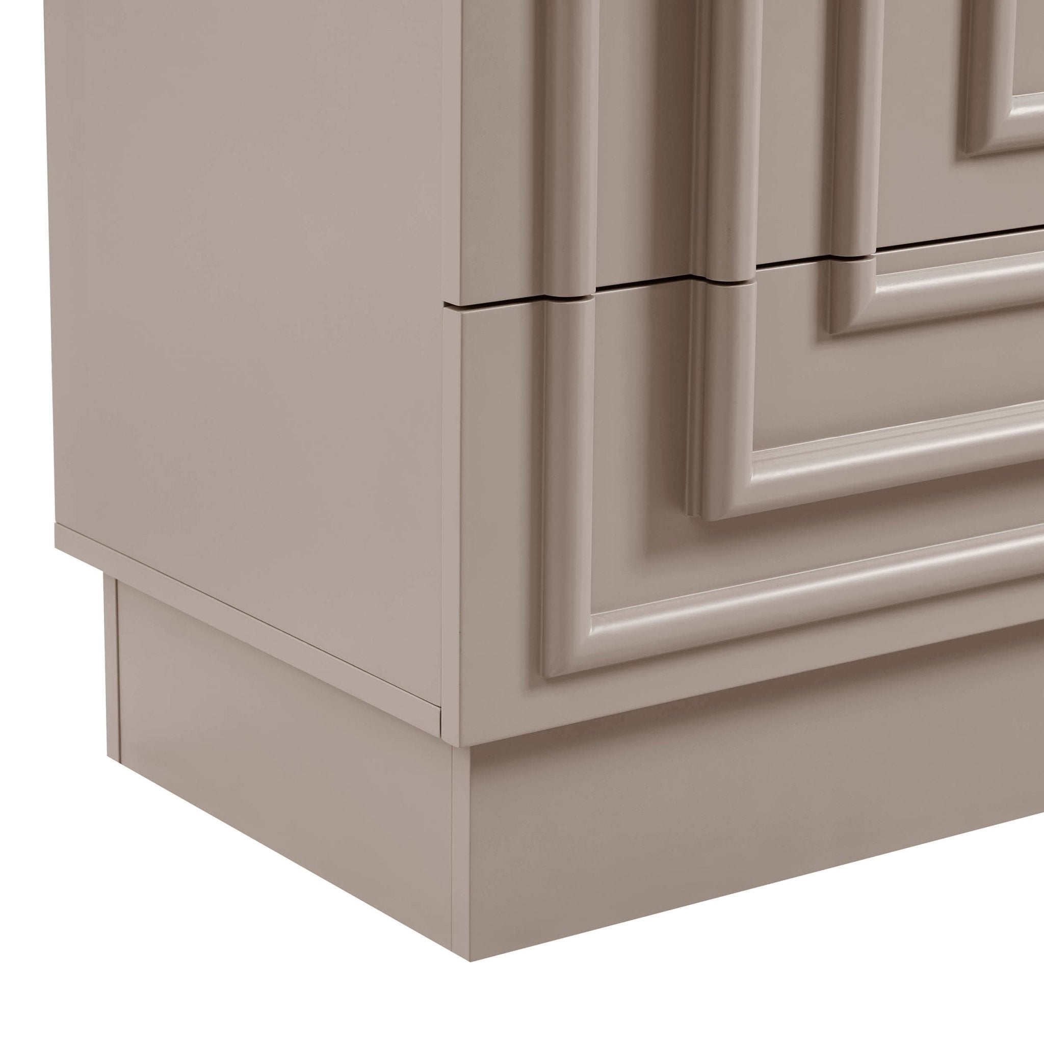 Harlow 3 Drawer Chest - Taupe