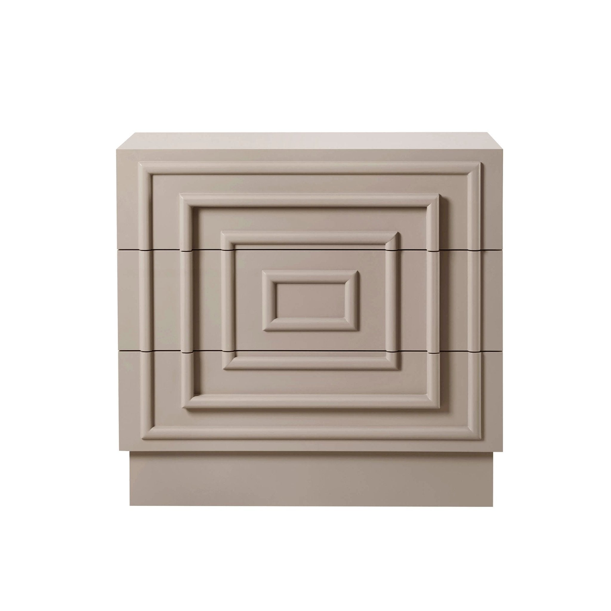 Harlow 3 Drawer Chest - Taupe