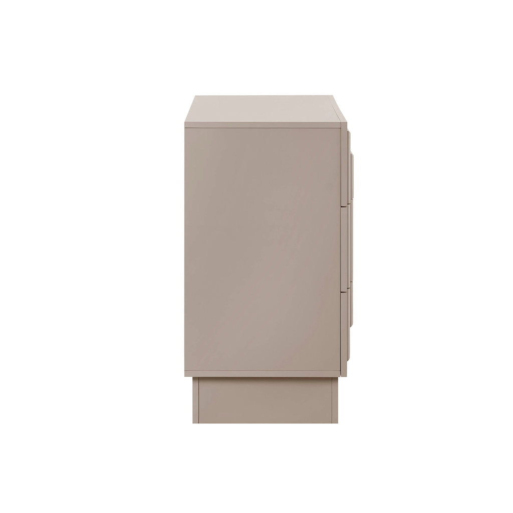 Harlow 3 Drawer Chest - Taupe
