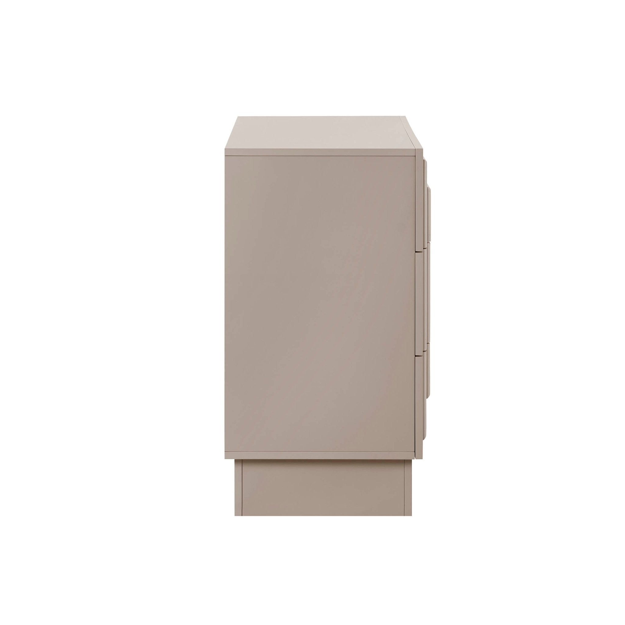 Harlow 3 Drawer Chest - Taupe