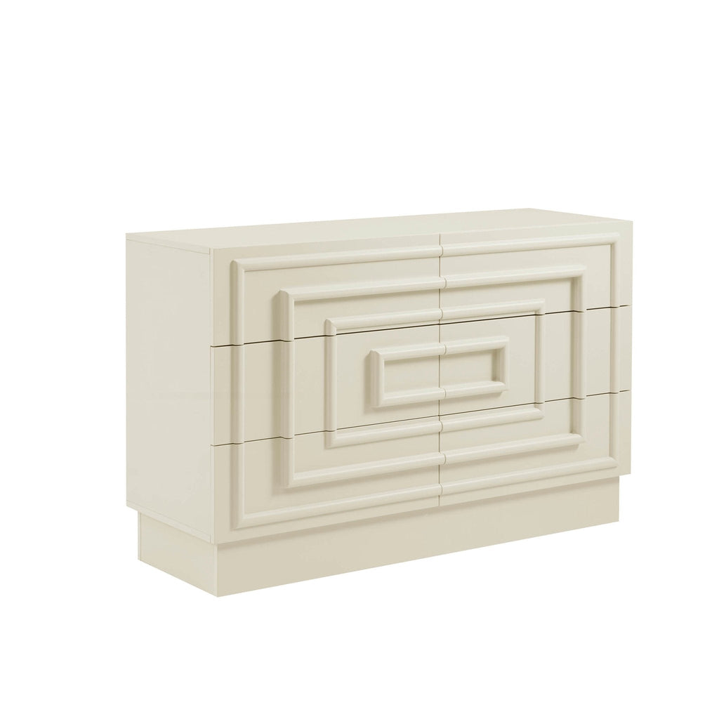 Harlow 6 Drawer Chest - Cream