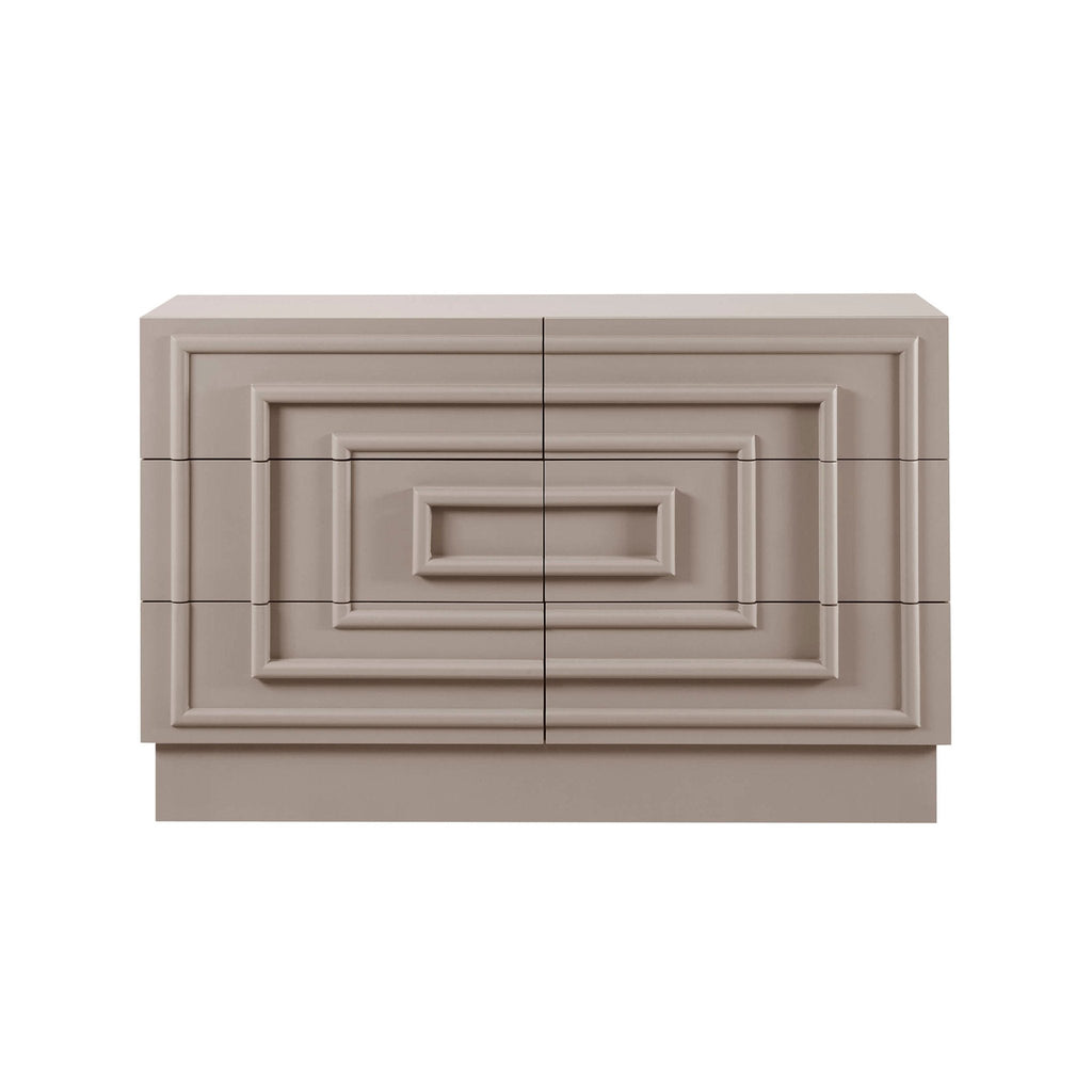 Harlow 6 Drawer Chest - Taupe