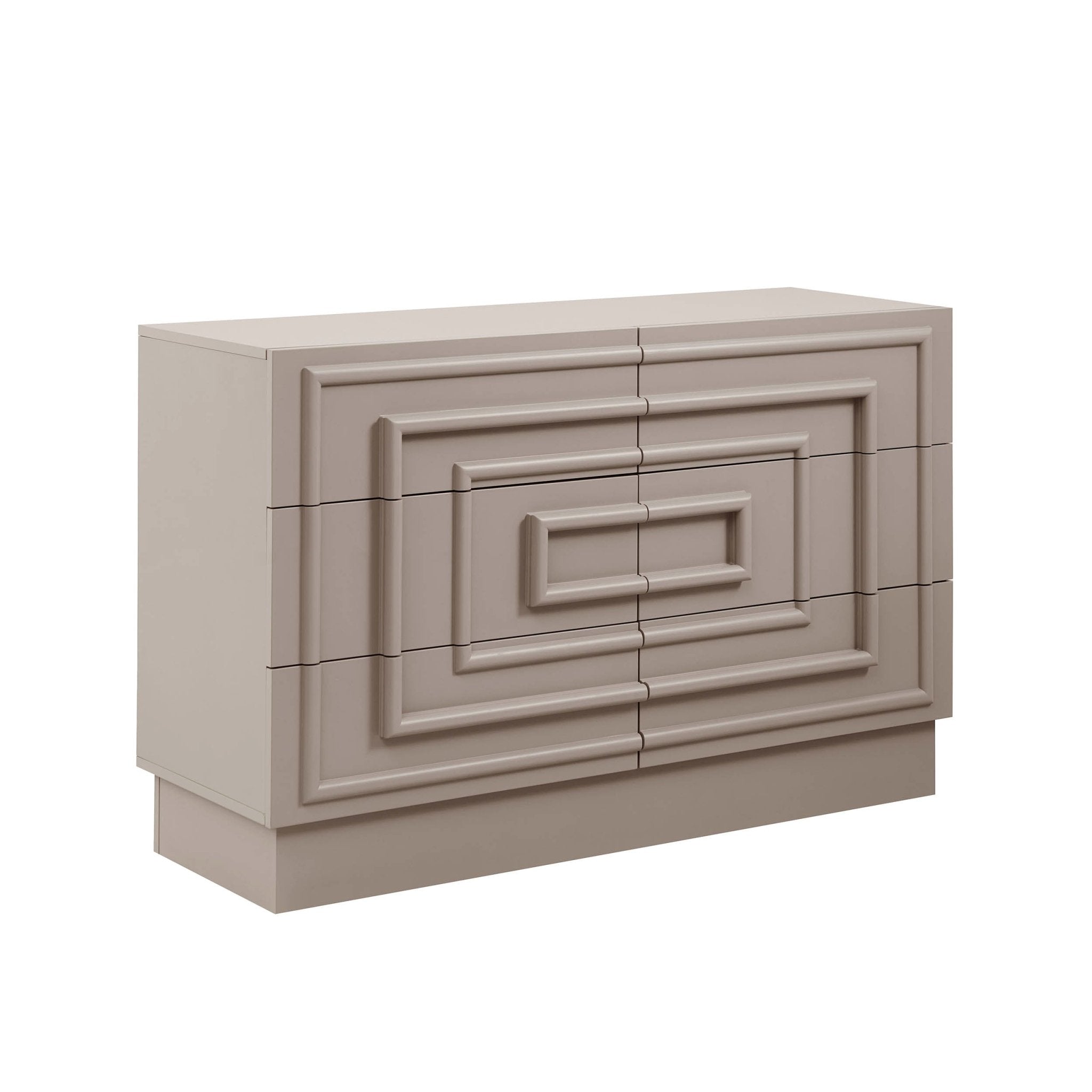 Harlow 6 Drawer Chest - Taupe