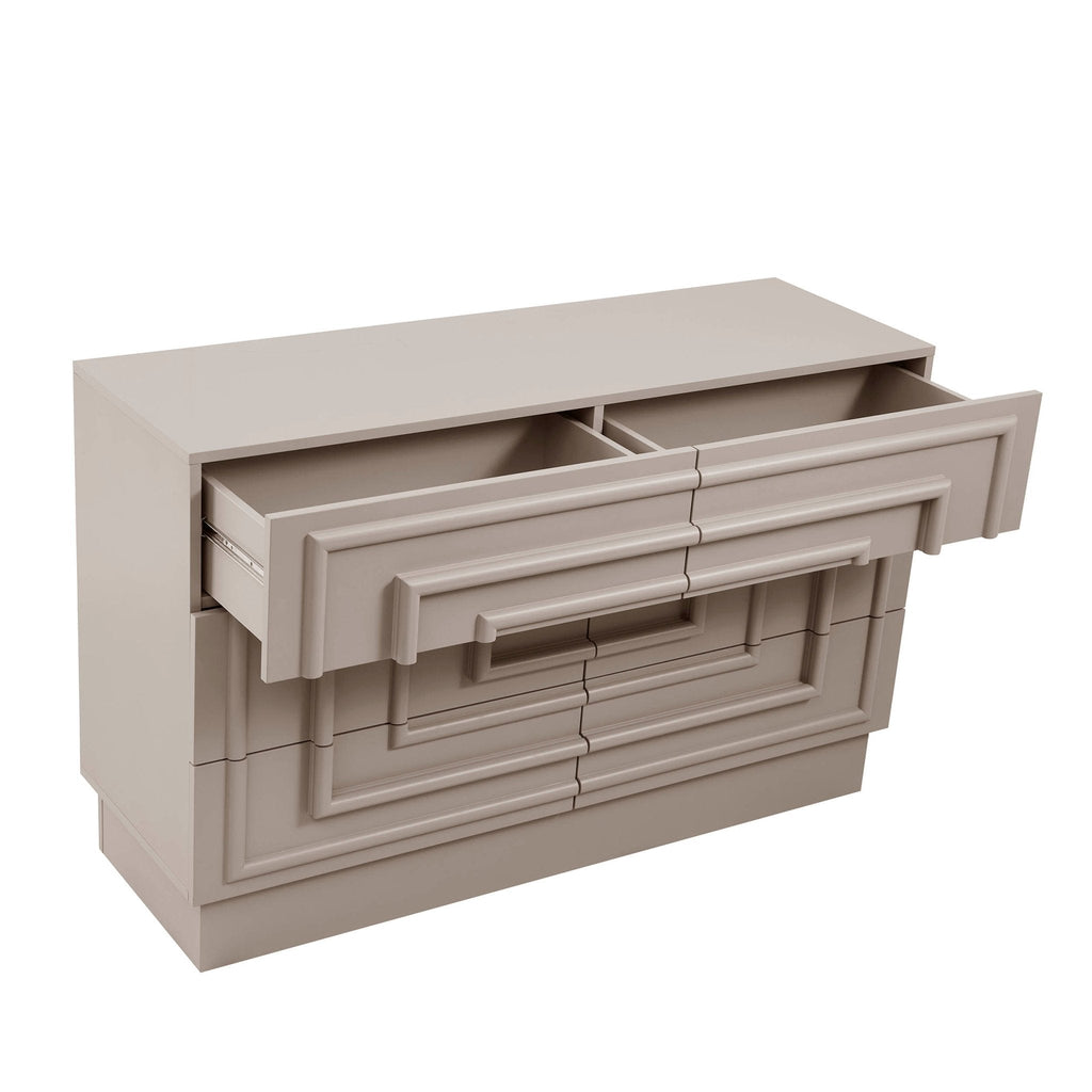 Harlow 6 Drawer Chest - Taupe