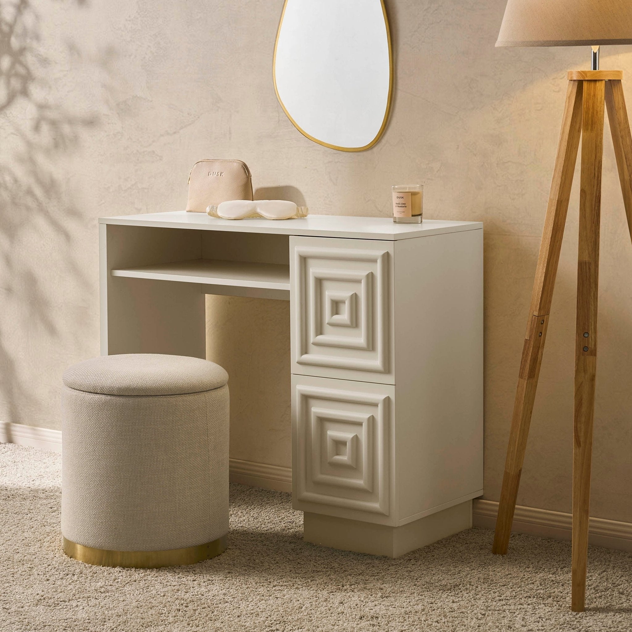 Harlow Dressing Table - Cream