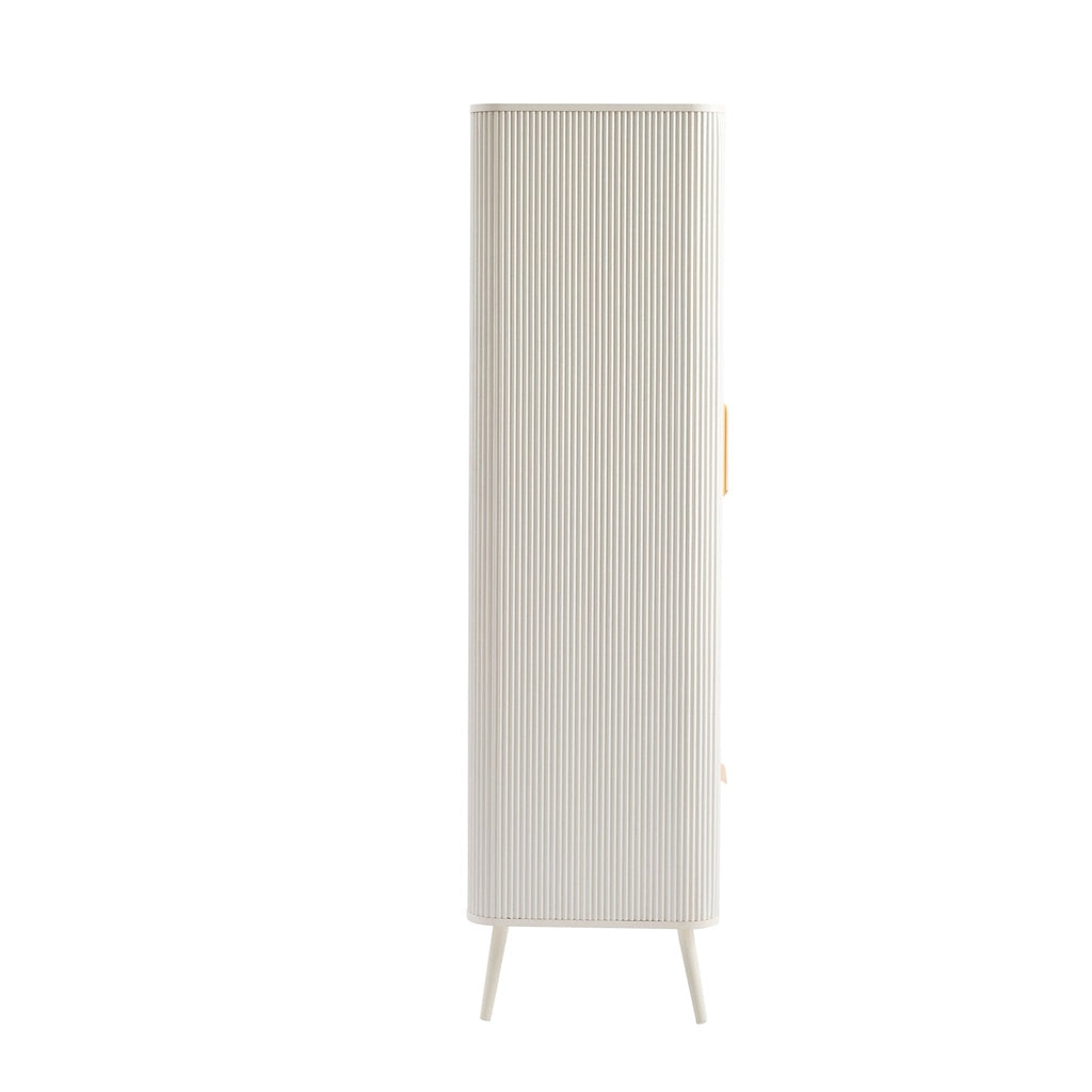 Hattie 2 Door Wardrobe with Drawer - Warm White