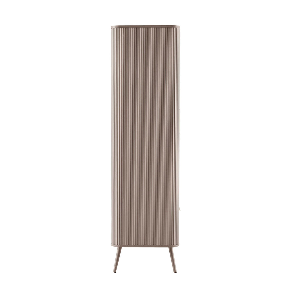 Hattie 2 Door Wardrobe with Drawer - Taupe
