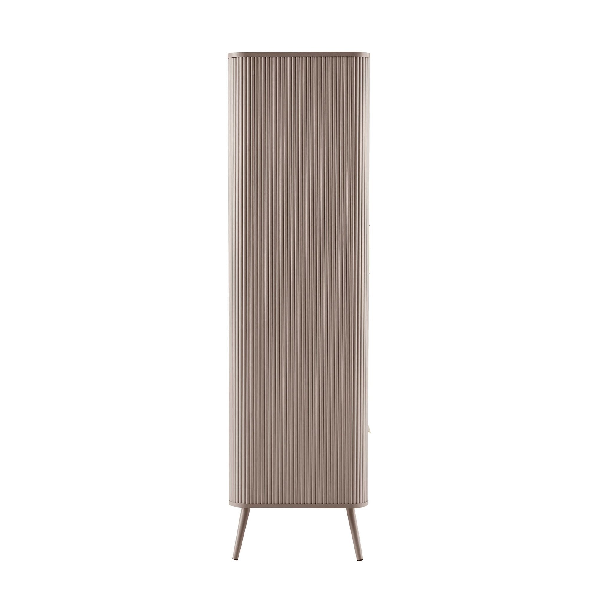 Hattie 2 Door Wardrobe with Drawer - Taupe
