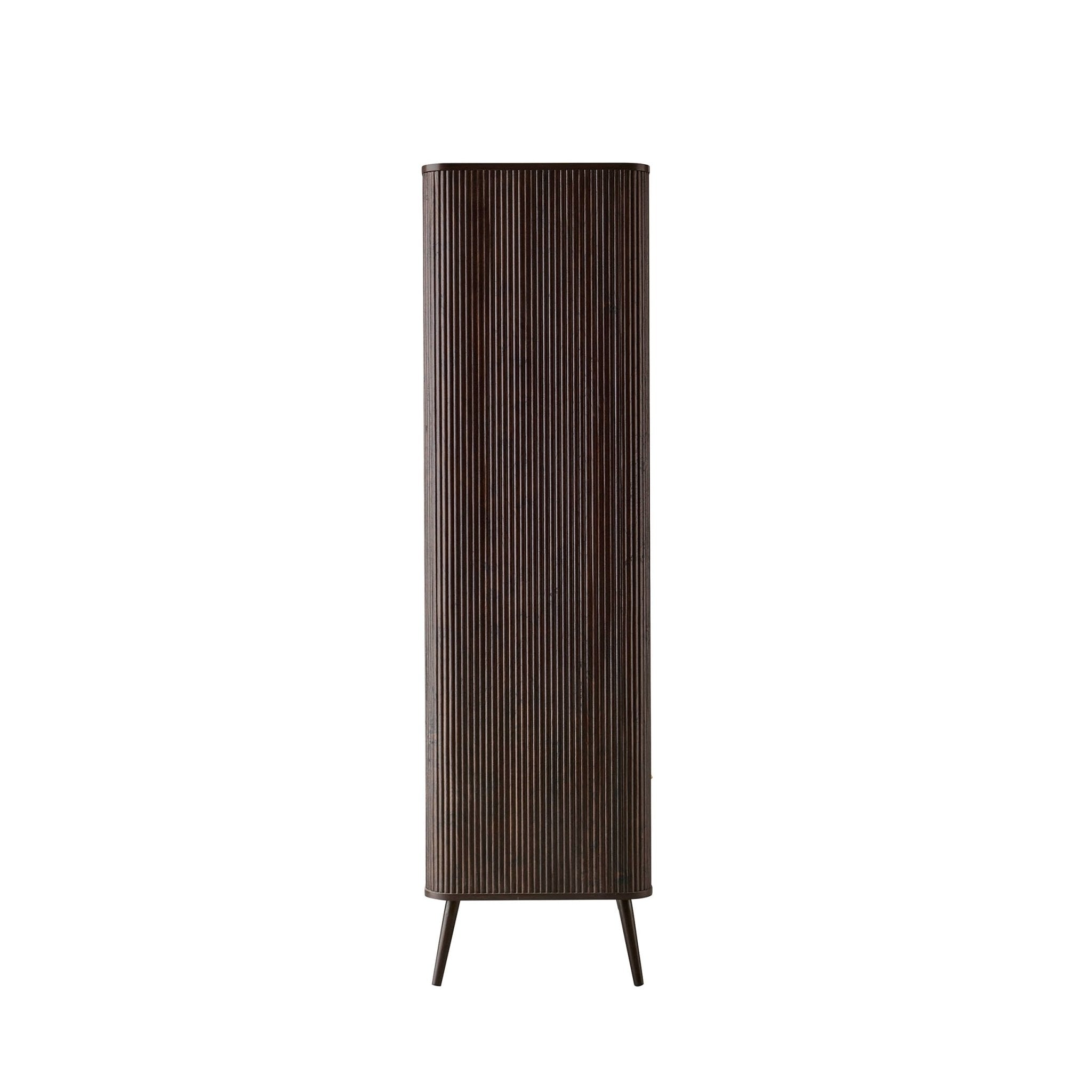 Hattie 2 Door Wardrobe with Drawer - Walnut