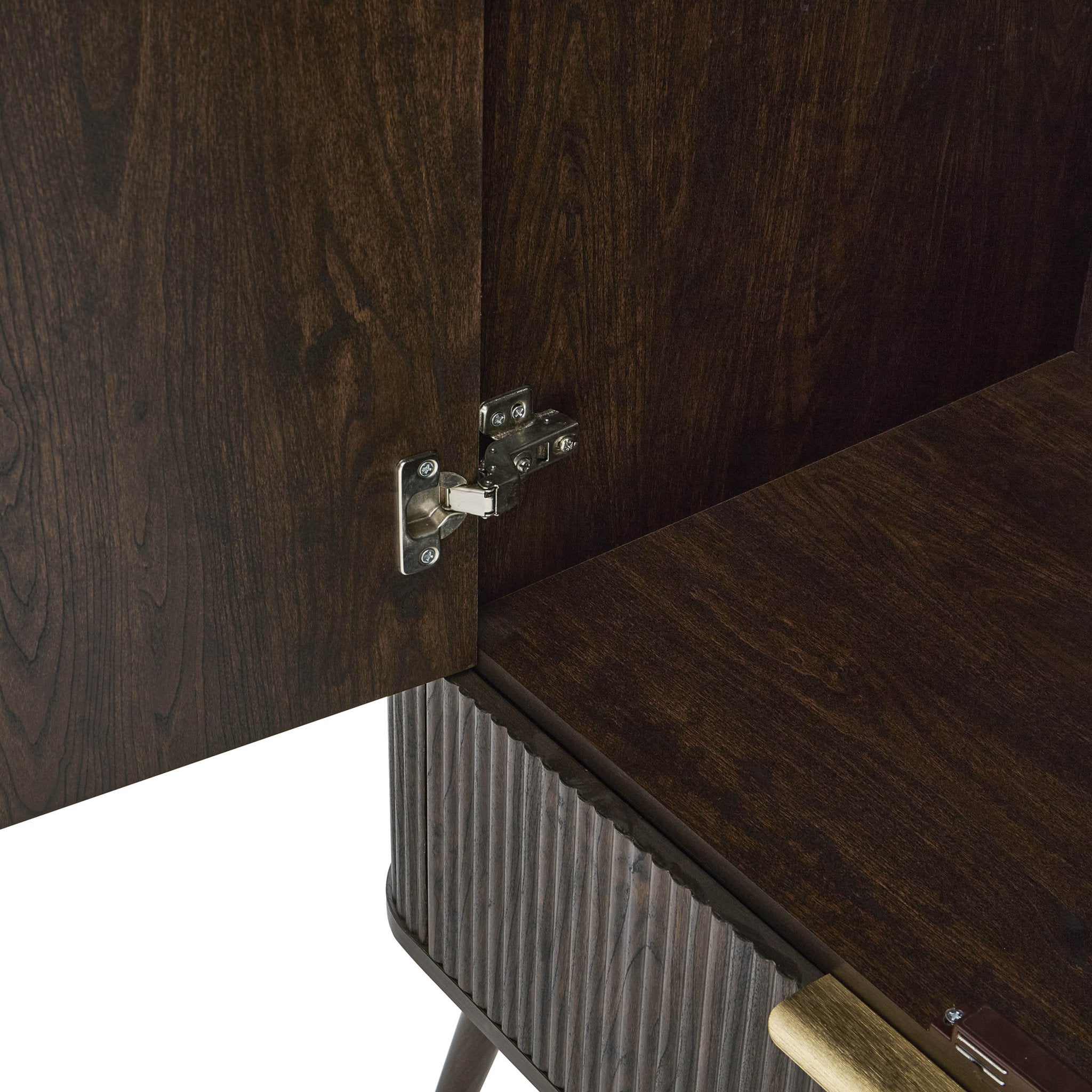 Hattie 2 Door Wardrobe with Drawer - Walnut