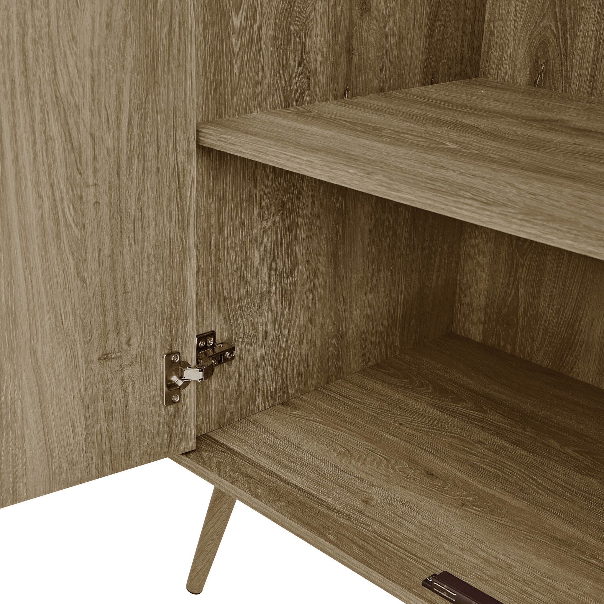 Hattie 3 Door Wardrobe - Light Wood