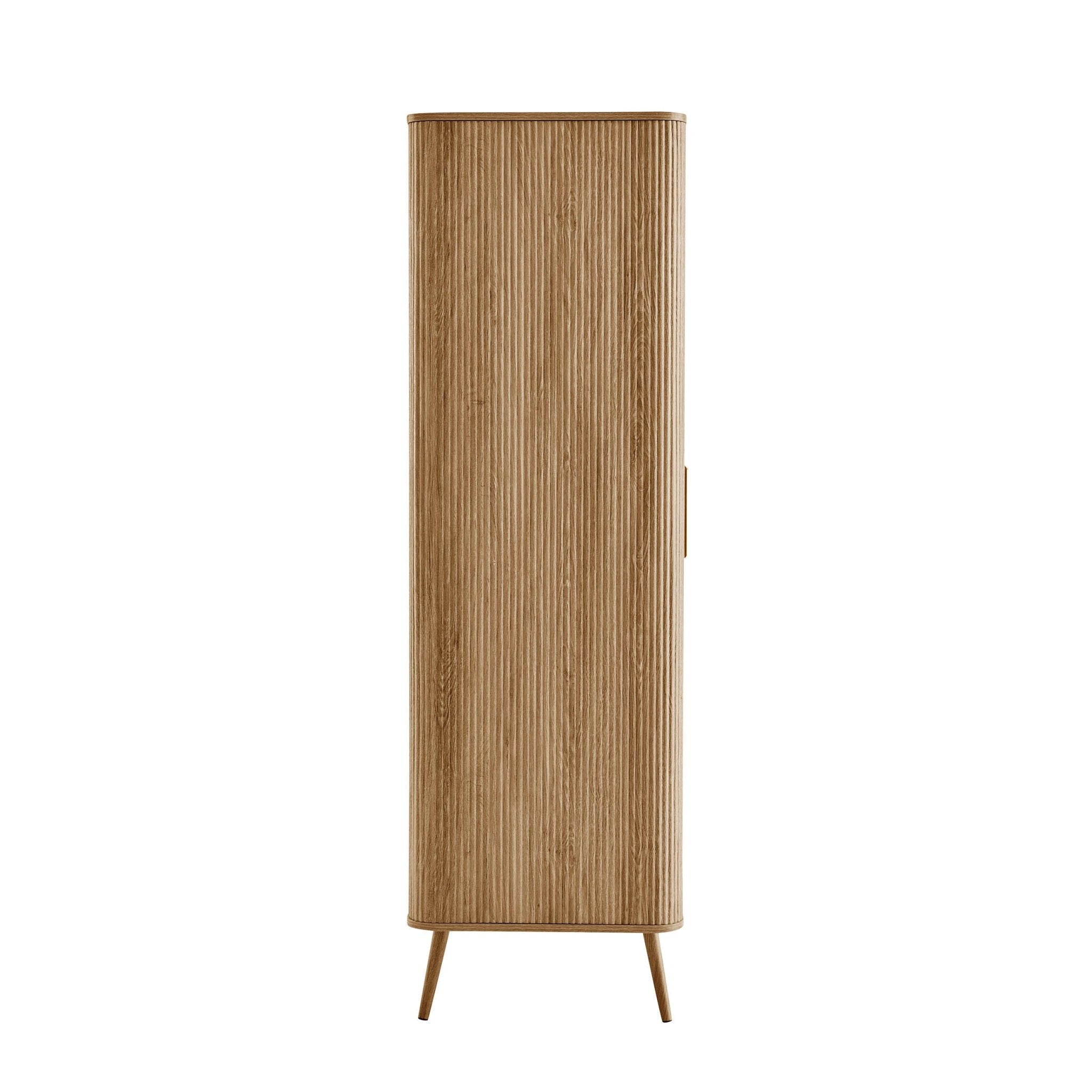 Hattie 3 Door Wardrobe - Light Wood
