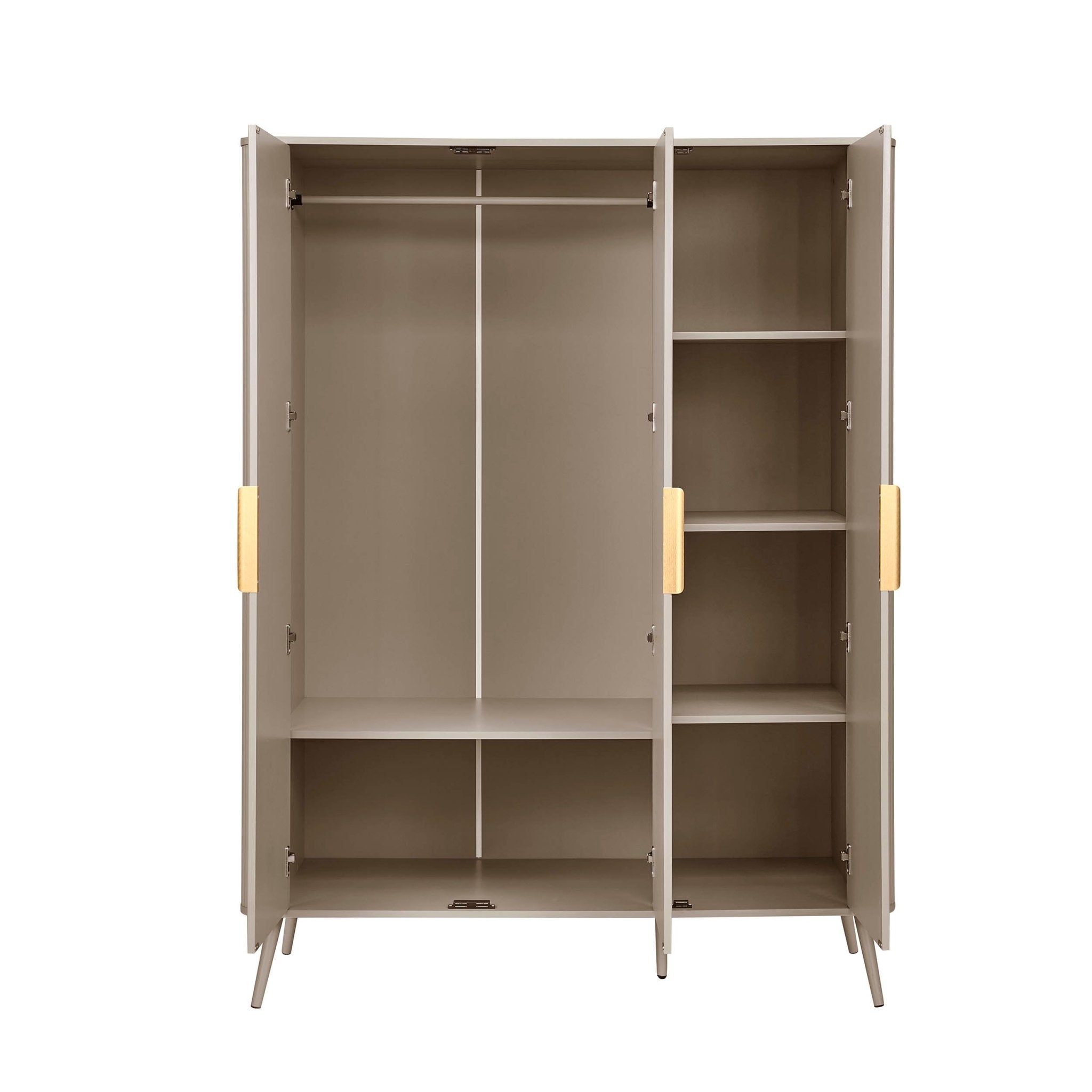 Hattie 3 Door Wardrobe - Taupe