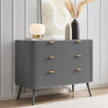 Hattie 3 Drawer Large Chest - Light Grey