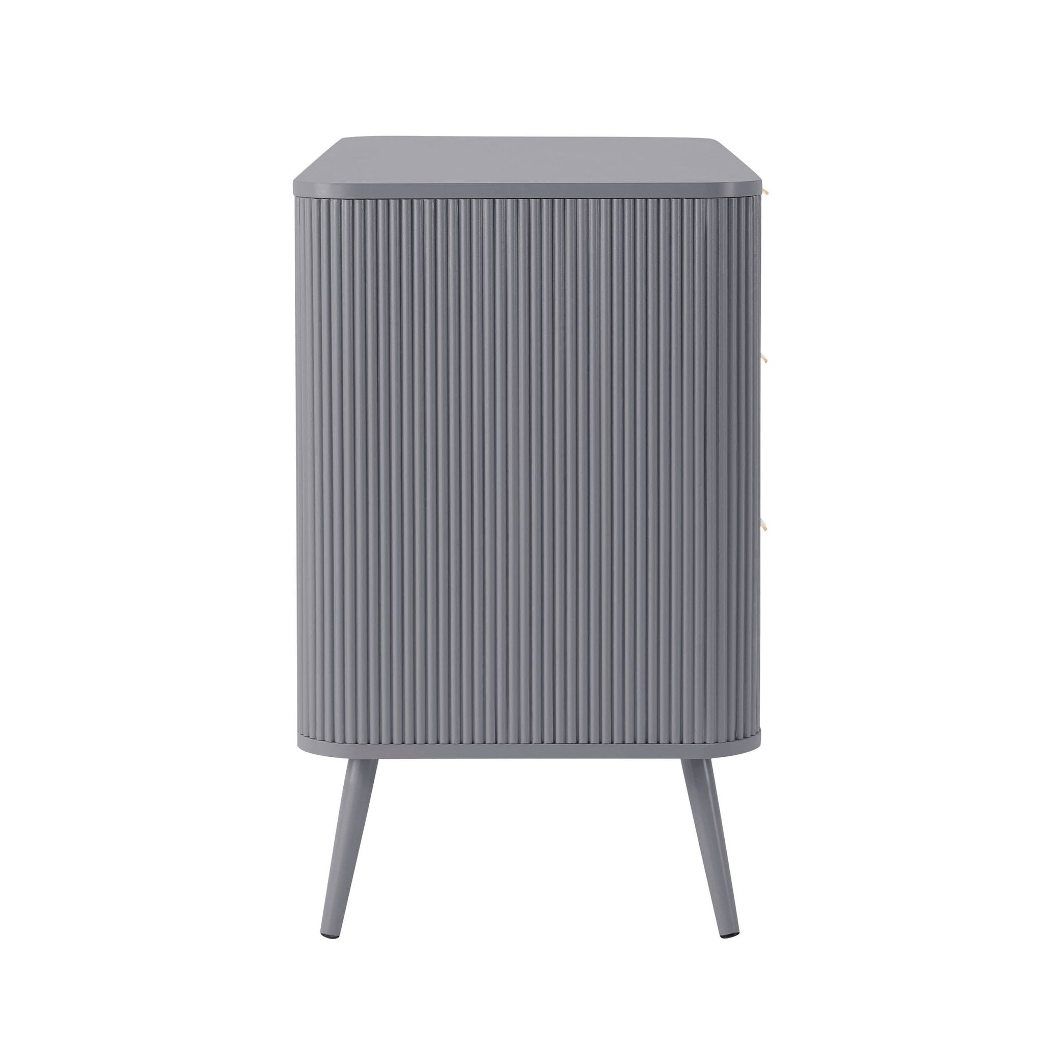 Hattie 3 Drawer Large Chest - Light Grey