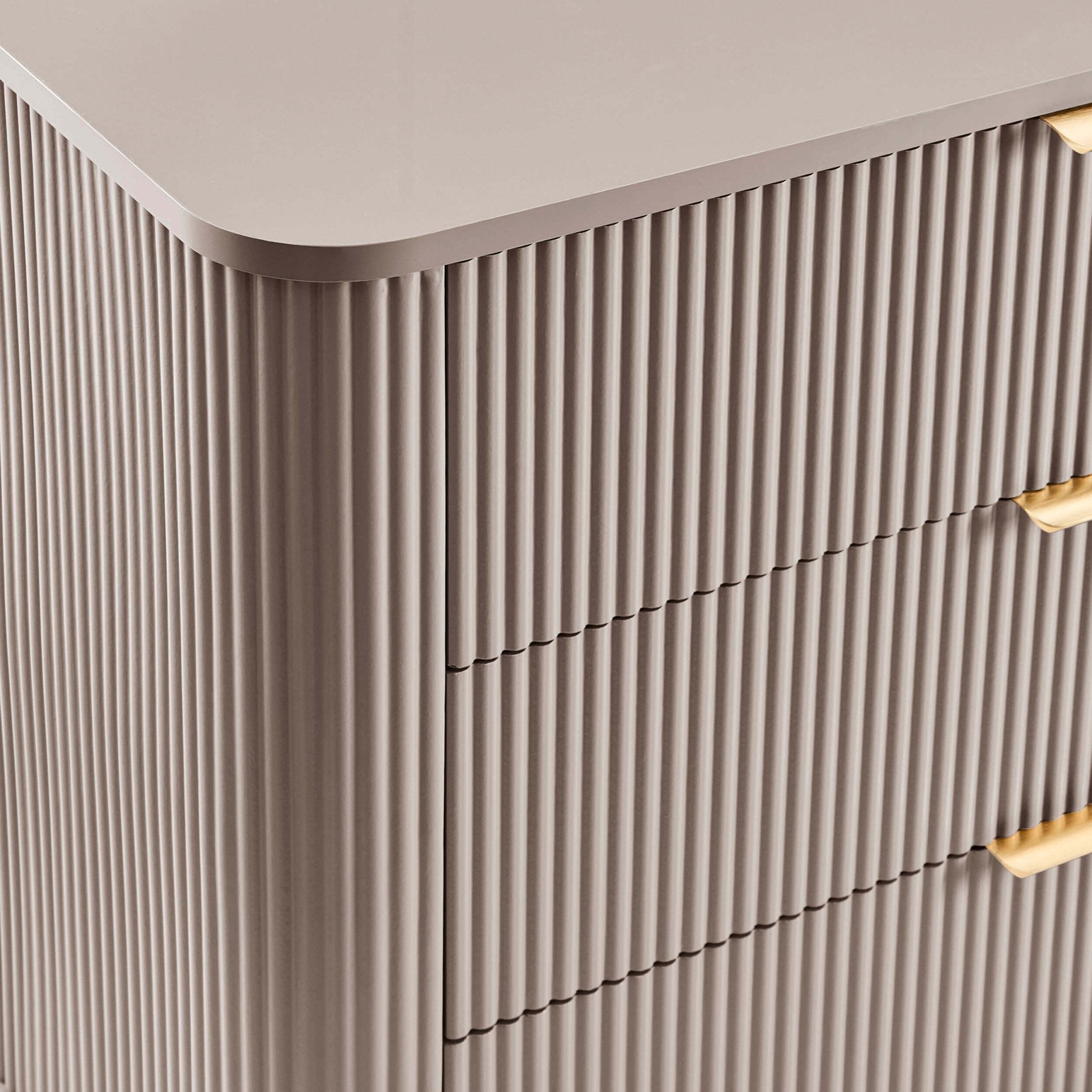 Hattie 3 Drawer Small Chest - Taupe