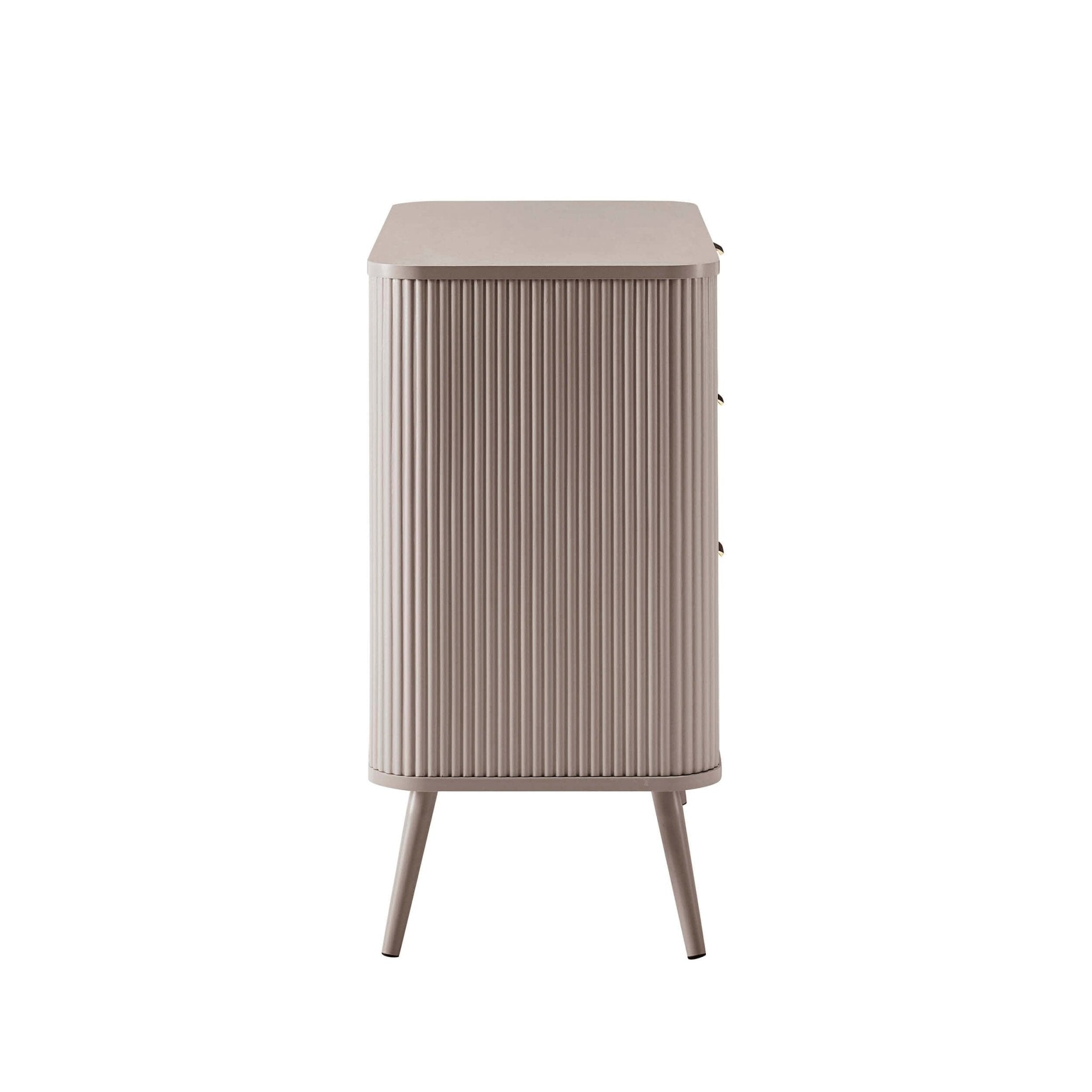 Hattie 3 Drawer Small Chest - Taupe