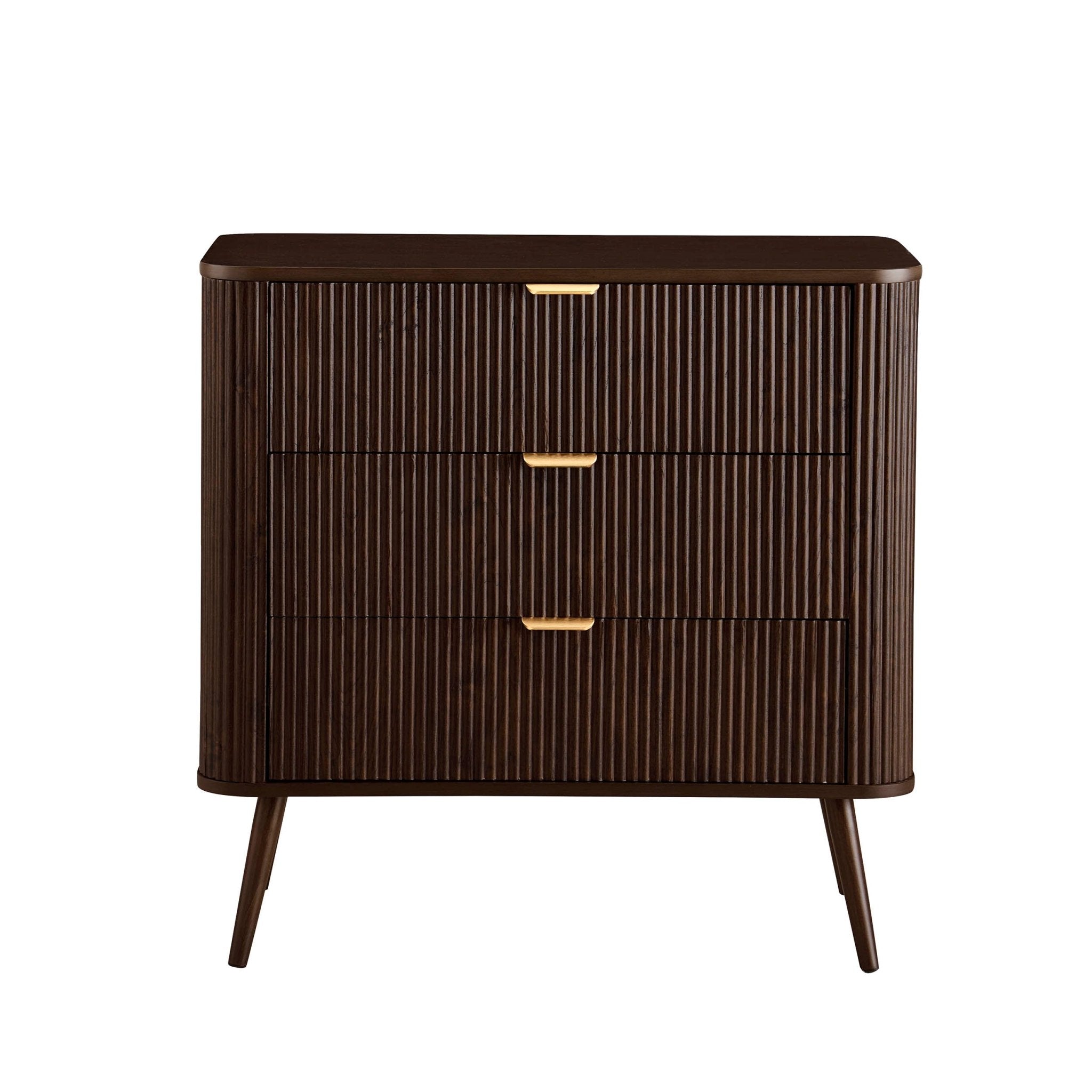 Hattie 3 Drawer Small Chest - Walnut