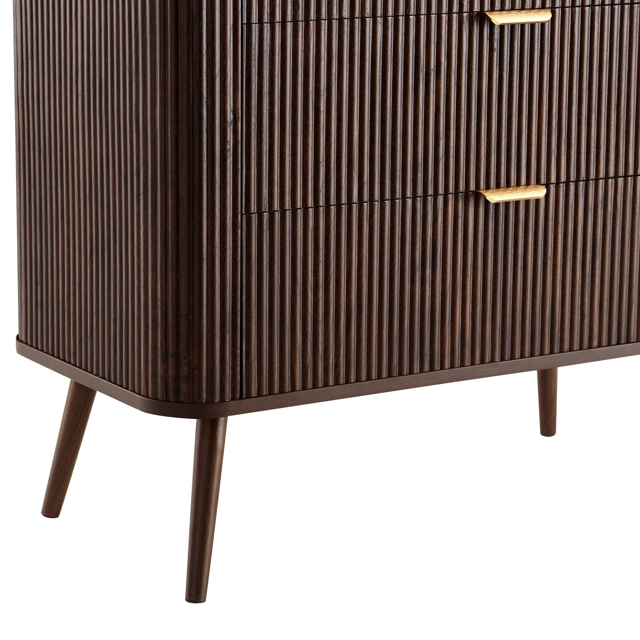 Hattie 3 Drawer Small Chest - Walnut