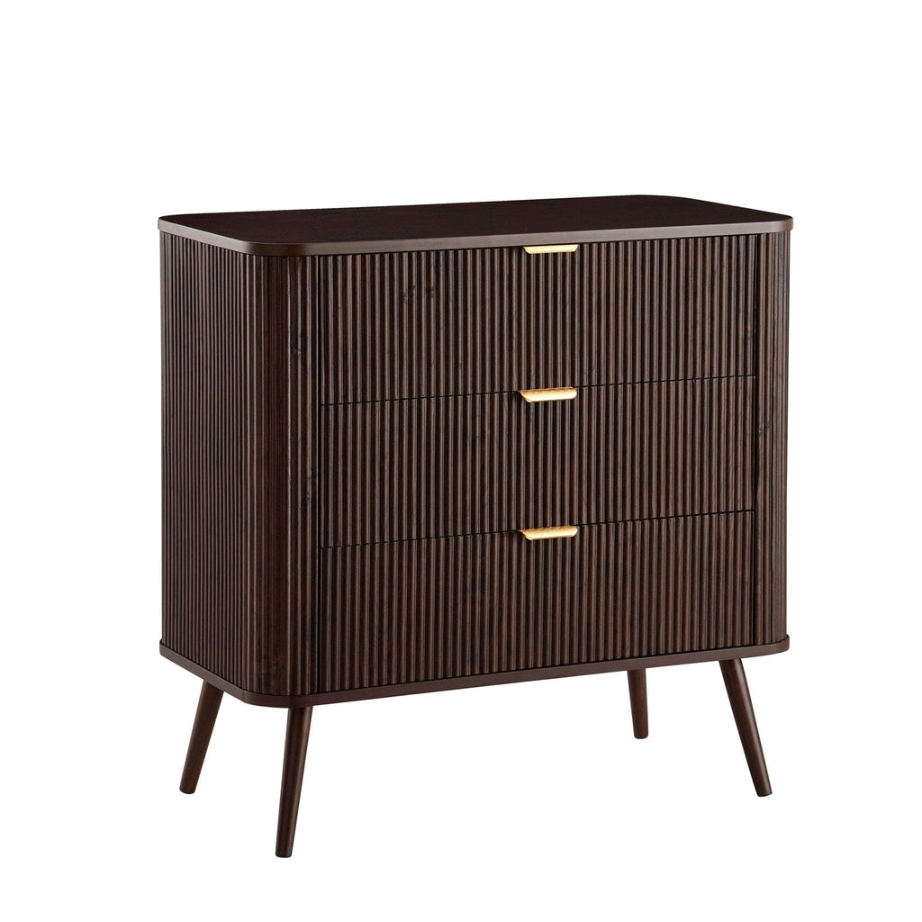 Hattie 3 Drawer Small Chest - Walnut